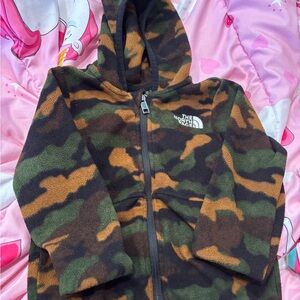 The North Face Camouflage Fleece Hoodie (12-18 months)